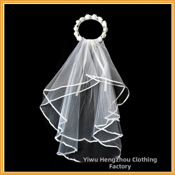 Ευρωπαϊκό και αμερικανικό νυφικό στεφάνι, πέπλο, λευκό στεφάνι, διακόσμηση κεφαλής, κορδέλα μαλλιών, αφρώδες λουλούδι, στηρίγματα νυφικής φωτογραφίας