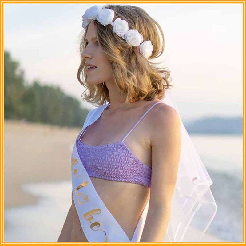 Eiropas un amerikāņu līgavas vainags, plīvurs, balts vainaga dekors, galvassega, matu lente, putuplasta zieds, līgavas foto aksesuāri