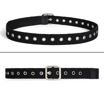 Drobinis diržas moterims studentėms, dekoratyviniai džinsai, universalios vyriškos kelnės, karinio mokymo vyriškas drobinis moteriškas naujas mados diržas