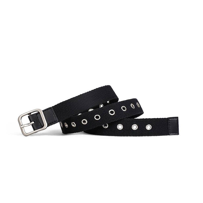 Drobinis diržas moterims studentėms, dekoratyviniai džinsai, universalios vyriškos kelnės, karinio mokymo vyriškas drobinis moteriškas naujas mados diržas