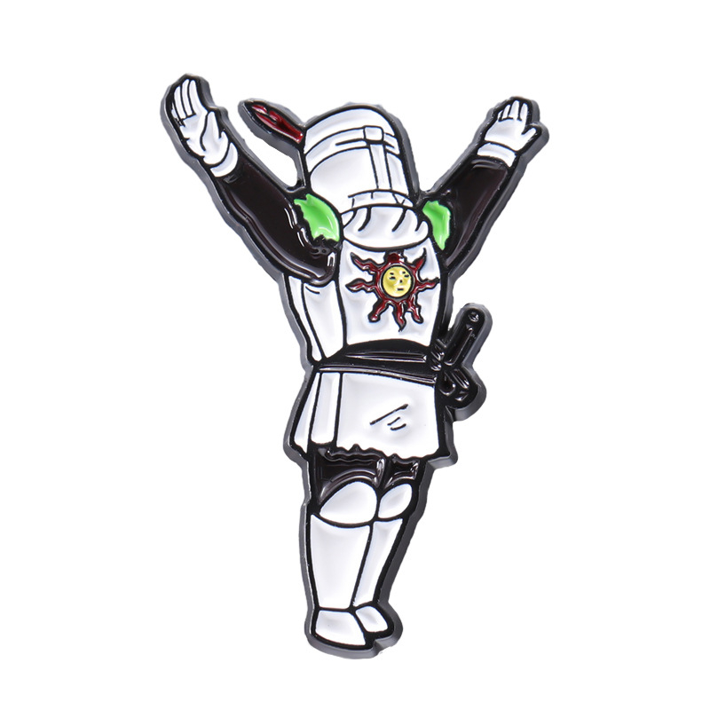 Novi crtani animirani likovi u igri, periferni likovi u stilu Sun Warrior, značka, ruksak, igla za rever, pribor, broš