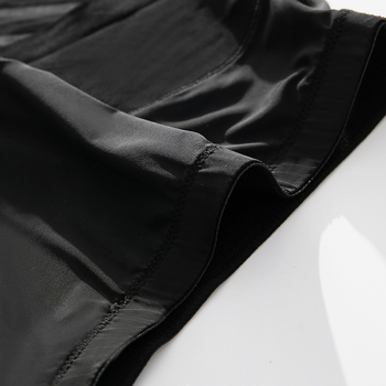 Εσώρουχα με ψηλή μέση και ραφές από μετάξι σε μαύρο χρώμα, σέξι γυναικεία αθλητικά σλιπ χονδρικής