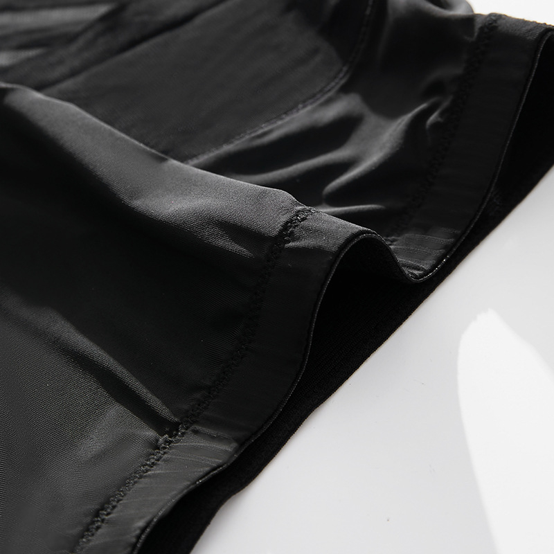 Prekogranično donje rublje visokog struka plus size bešavnih ledeno svilenih mrežastih šavova seksi hip ženske sportske gaćice veleprodaja