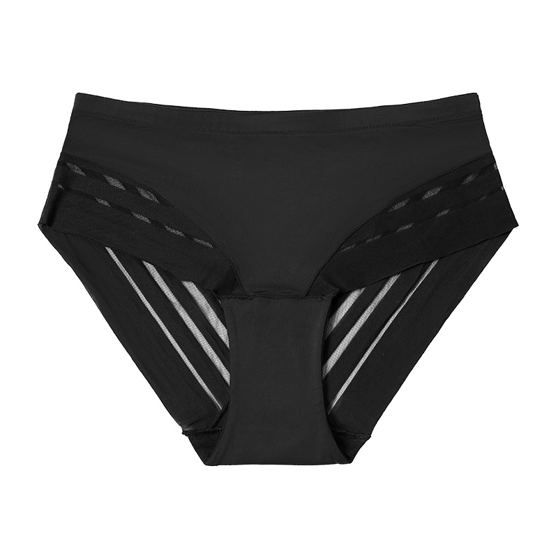 Prekogranično donje rublje visokog struka plus size bešavnih ledeno svilenih mrežastih šavova seksi hip ženske sportske gaćice veleprodaja
