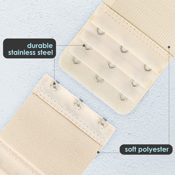 10 dalių liemenėlės sagčių, tarpvalstybinių derinių, elastinės juostelės, trys eilės, dvi sagtys, trys sagtys, apatinių sagčių prailginimas, liemenėlės aksesuarai