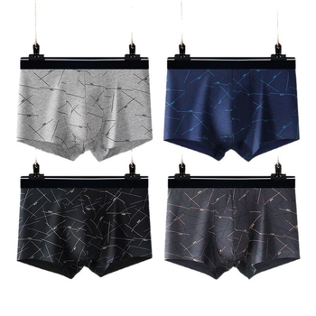 Αναπνέοντα ανδρικά εσώρουχα από βαμβάκι, απορροφητικά του ιδρώτα, σορτς με μέση και τέσσερις γωνίες, για αγόρια, Head, σορτς για νέους, Four Seasons