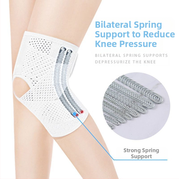 Νέος αναπνεύσιμος εξοπλισμός μηνίσκου με ελατήριο, αθλητικά επιγονατίδες, τρέξιμο, αθλητική ορειβασία, προστασία γονάτου, προστατευτικά αρθρώσεων γονάτου