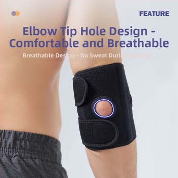 Välisportimiseks mõeldud pallitreening jooksmiseks, reguleeritav, fikseeritud, mugav, hingav, lööke neelav küünarnukikaitse, hulgimüük