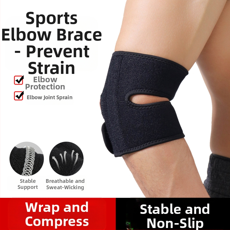 Āra sporta fitnesa bumbas treniņi, skriešana, regulējams, fiksēts, ērts, elpojošs, triecienus absorbējošs elkoņu sargs, vairumtirdzniecība