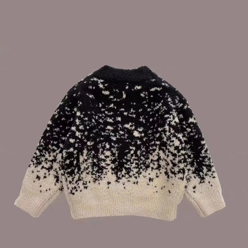 Laste lääne stiilis kampsun topp Korea stiilis poiste ja tüdrukute kampsun, uus sügis-talvine ümara kaelusega pullover, lahe