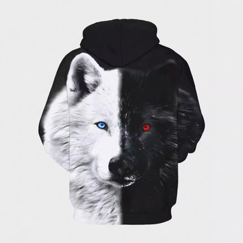 Naujas tarpvalstybinis tendencijų rinkinys „Temu Xiyin“ 3D skaitmeninio spausdinimo laisvalaikio vyriškas džemperis su gobtuvu