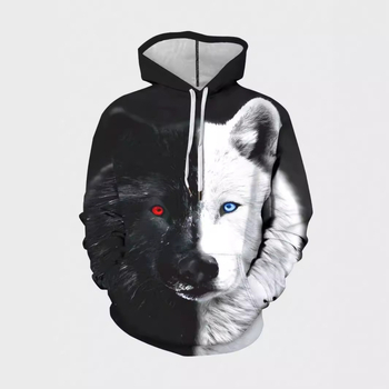 Naujas tarpvalstybinis tendencijų rinkinys „Temu Xiyin“ 3D skaitmeninio spausdinimo laisvalaikio vyriškas džemperis su gobtuvu