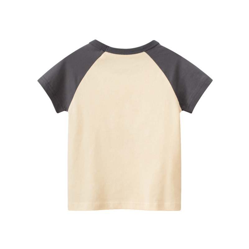 27kids детски дрехи лято нова детска тениска с къс ръкав в чуждестранен стил мъжко бебе тигър трансграничен модел детски дрехи доставка