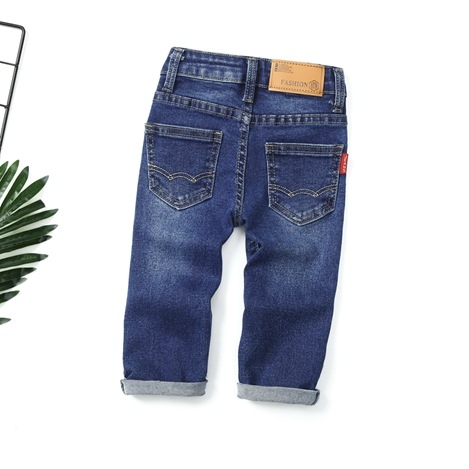 Proljetna i jesenska nova dječja odjeća, isprani traper, dječje modne traperice, muške rastezljive traperice za srednje godine, uske hlače