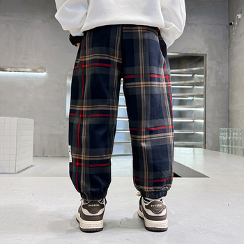 Παιδικά παντελόνια για αγόρια, φθινόπωρο και χειμώνα, παντελόνια Prellis, κορεάτικου στιλ, μοντέρνα παντελόνια για εξωτερικές εμφανίσεις, αθλητικά παντελόνια με φλις επένδυση, μονοκόμματα βελούδινα casual παντελόνια