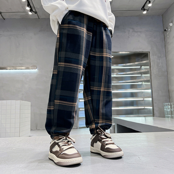 Παιδικά παντελόνια για αγόρια, φθινόπωρο και χειμώνα, παντελόνια Prellis, κορεάτικου στιλ, μοντέρνα παντελόνια για εξωτερικές εμφανίσεις, αθλητικά παντελόνια με φλις επένδυση, μονοκόμματα βελούδινα casual παντελόνια