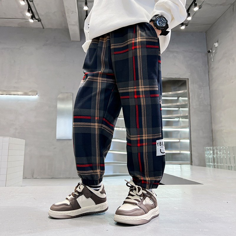 Dječje hlače za jesen i zimu, dječake, Prellis hlače, moderne hlače u korejskom stilu za vanjsku odjeću, sportske hlače s flis podstavom, jednodijelne baršunaste ležerne hlače