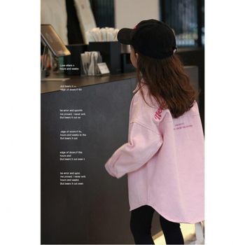 Djevojački kaput Proljeće i jesen 2025. Novi stil dječjeg traper topića, rano proljeće, proljetna odjeća za djevojčice, korejska majica