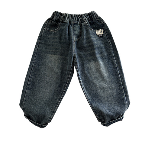 Jesenske traperice za dječake 2024., nove bebe, lijepe modne hlače, elegantne korejske ležerne hlače za dječake