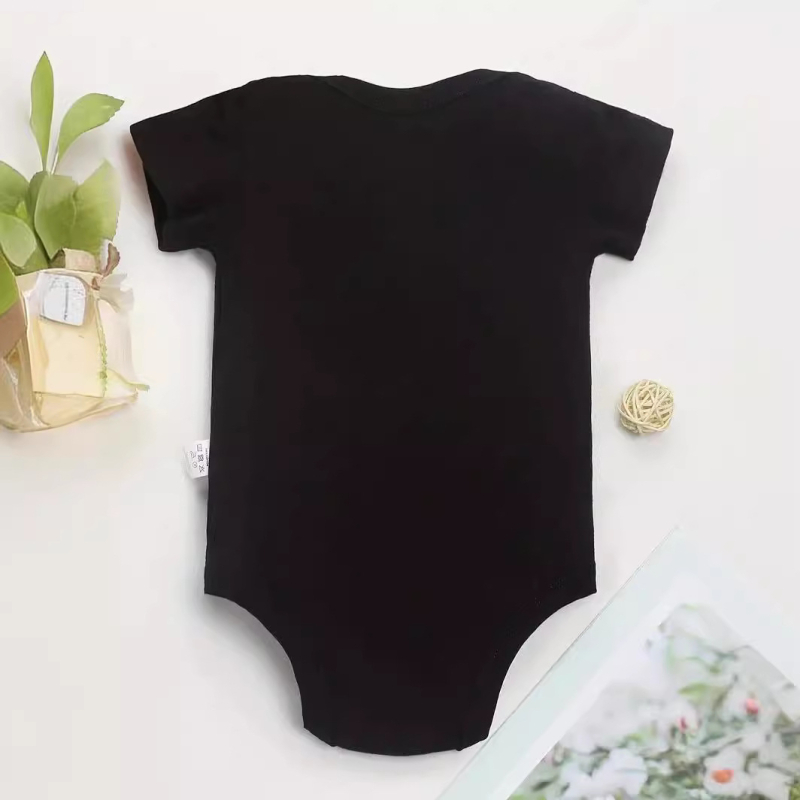 Bavlnený overal s krátkym rukávom pre novorodencov vo veku 0-2 roky s motívom Neplačem, len plačem