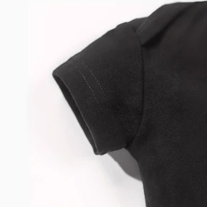 Bavlnený overal s krátkym rukávom pre novorodencov vo veku 0-2 roky s motívom Neplačem, len plačem