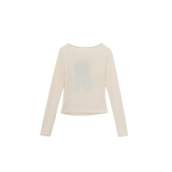 Američka majica dugih rukava Spice Girls za žene, rana jesen, jesen i zima, unutarnja baza, dizajn, osjećaj niše, uski pleteni top