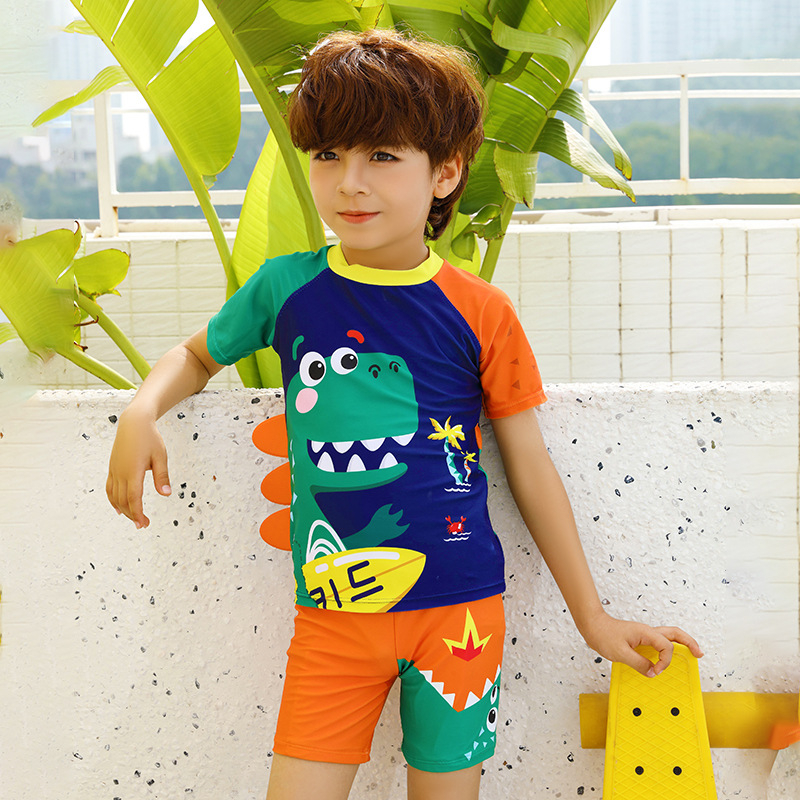 Dječji kupaći kostim za dječake 2024. Novi split kupaći kostim za bebe dječake, profesionalni trening, kupaći kostim s vrućim izvorima za dječake