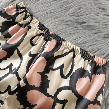 Γυναικείες πιτζάμες καλοκαιρινές ευρωπαϊκές και αμερικανικές Amazon New Sexy Sling Fashion Printed Home Clothes Factory Outlet