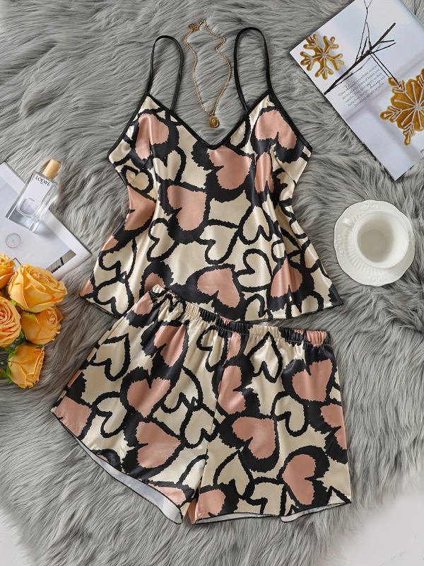 Dámske letné pyžamo, európske a americké, Amazon, nové sexy, módne, s potlačou, domáce oblečenie, výpredaj