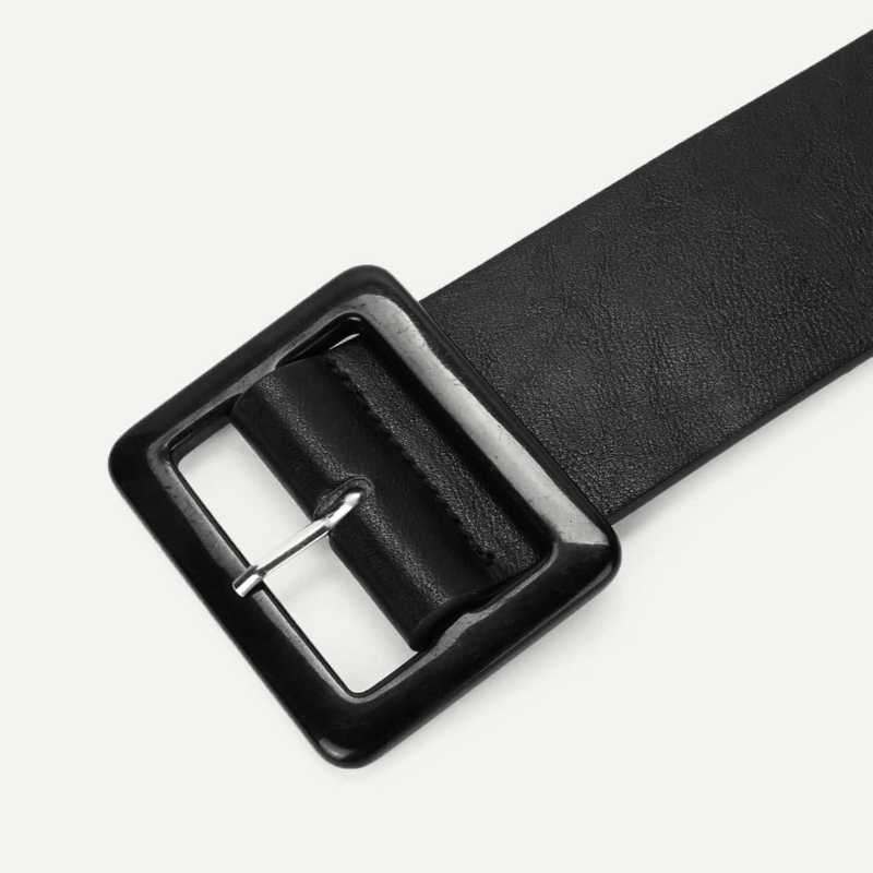 „Amazon AliExpress“ europietiškos ir amerikietiškos mados kvadratinės moteriškos juodos dervos kvadratinės sagties PU platus diržas su tarpvalstybiniu tiekimu, didmeninė prekyba