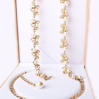 Γυναικεία φούστα με ζώνη από μαργαριτάρι, Νότια Κορέα, all-match γλυκιά διακοσμητική λεπτή αλυσίδα μέσης, μεταλλική αλυσίδα, φόρεμα με αξεσουάρ