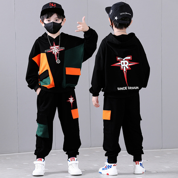 Φθινοπωρινό κοστούμι για αγόρια 2024 Νέα μοντέρνα παιδική μπλούζα μεσαίου και μεγάλου μεγέθους Όμορφη και μοντέρνα εξατομικευμένη μακρυμάνικη αθλητική μοντέρνα κορεατική έκδοση