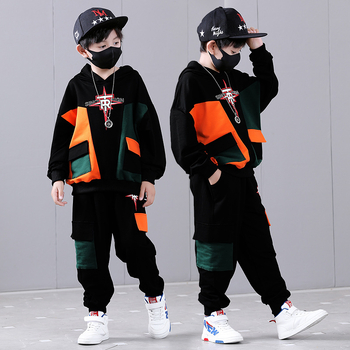 Φθινοπωρινό κοστούμι για αγόρια 2024 Νέα μοντέρνα παιδική μπλούζα μεσαίου και μεγάλου μεγέθους Όμορφη και μοντέρνα εξατομικευμένη μακρυμάνικη αθλητική μοντέρνα κορεατική έκδοση