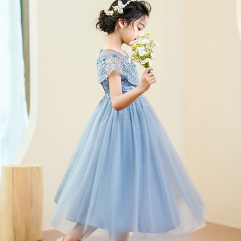 Calissa CARISA Djevojačka večernja haljina Vjenčanica Princeza Duga haljina Stilist Cvijet Dječji Puffy Pređa Kostim Domaćica