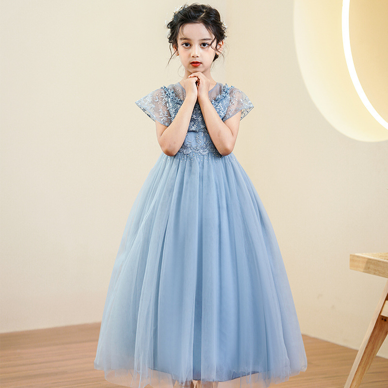 Calissa CARISA Djevojačka večernja haljina Vjenčanica Princeza Duga haljina Stilist Cvijet Dječji Puffy Pređa Kostim Domaćica