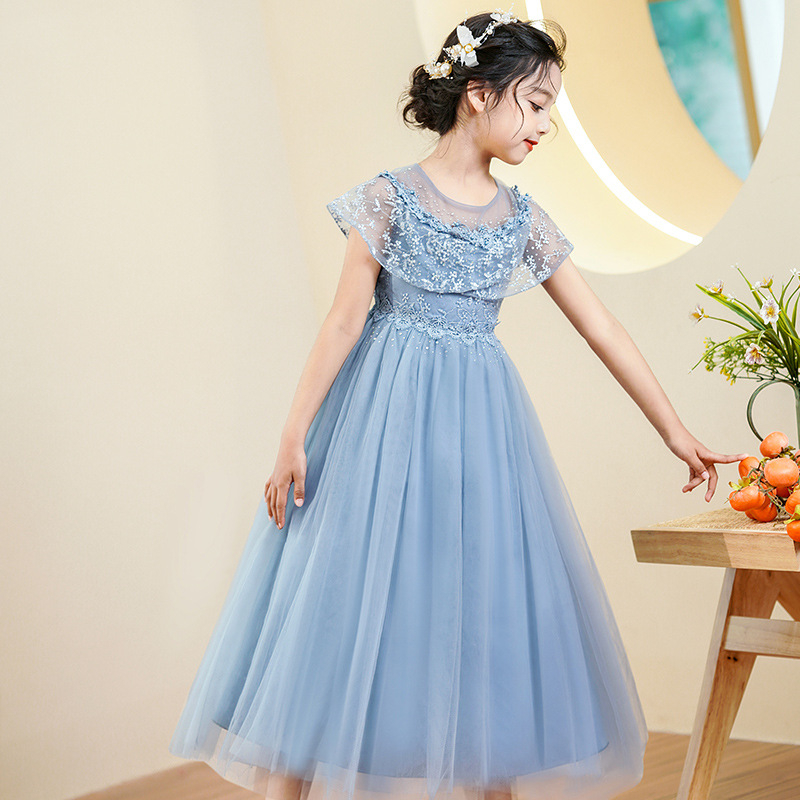 Calissa CARISA Djevojačka večernja haljina Vjenčanica Princeza Duga haljina Stilist Cvijet Dječji Puffy Pređa Kostim Domaćica