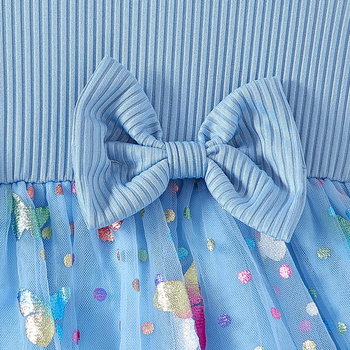 Εξωτερικό εμπόριο καλοκαίρι νέα κορίτσια Ευρώπη και Ηνωμένες Πολιτείες γλυκό λουλούδι πλέγμα κοντό μανίκι μικρό μανίκι μύγα φόρεμα φούστα Α-γραμμή παιδιά Tide