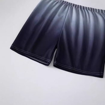 Παιδικό παντελόνι θαλάσσης 3 τεμαχίων Crossborder για αγόρια, σορτς γρήγορου στεγνώματος με ντεγκραντέ, μεσαίου και μεγάλου μεγέθους, παιδικό λεπτό παντελόνι από mesh, casual σορτς