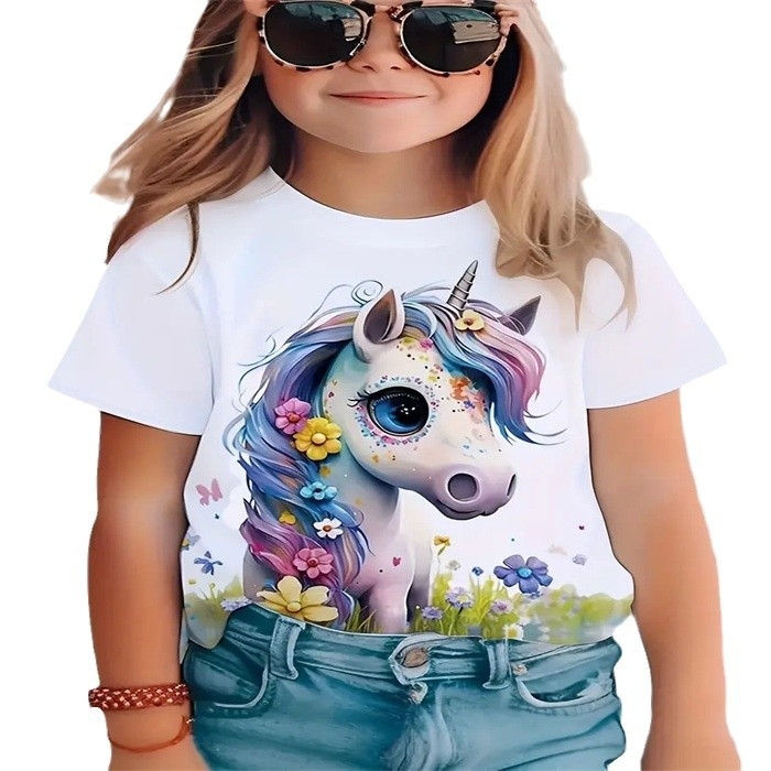 Трансгранично европейско и американско мъжко и дамско детско облекло от чист памук, лятно обло деколте, тениска с къс ръкав, щамповано удобно яке, тениска, външна търговия на едро