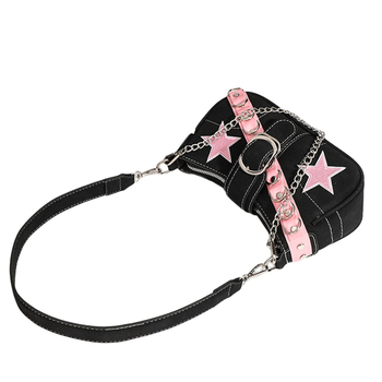 Nišinio dizaino vieno peties pažasties rankinė moterims, 2025 m. naujas, 2025 m. metų, saldi, seksuali, aukštos klasės, madinga rankinė-bagetė.