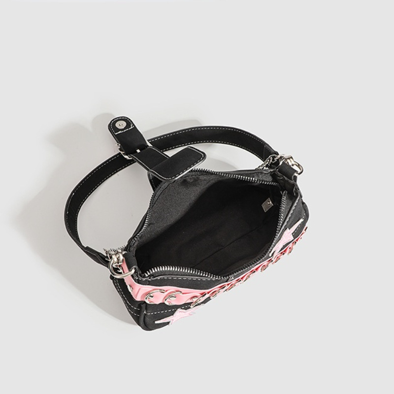 Nišinio dizaino vieno peties pažasties rankinė moterims, 2025 m. naujas, 2025 m. metų, saldi, seksuali, aukštos klasės, madinga rankinė-bagetė.