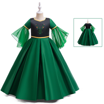 Κοστούμι Φεστιβάλ Cosplay Κορίτσια Anime Frozen Cosplay Άννα Έλσα Πριγκίπισσα Φόρεμα