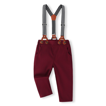 Φόρεμα αγοριών για άνδρες σε ευρωπαϊκό και αμερικανικό στιλ, παιδικά ρούχα, άνοιξη 2024, παιδικό πουκάμισο με μακριά μανίκια, ρούχα για επιδόσεις, κοστούμι με τιράντες