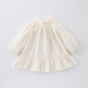 Južnokorejska dječja odjeća, elegantna haljina za djevojčice s francuskim leptirom i vezom, princezina haljina za djevojčice i bebe, elegantna modna haljina
