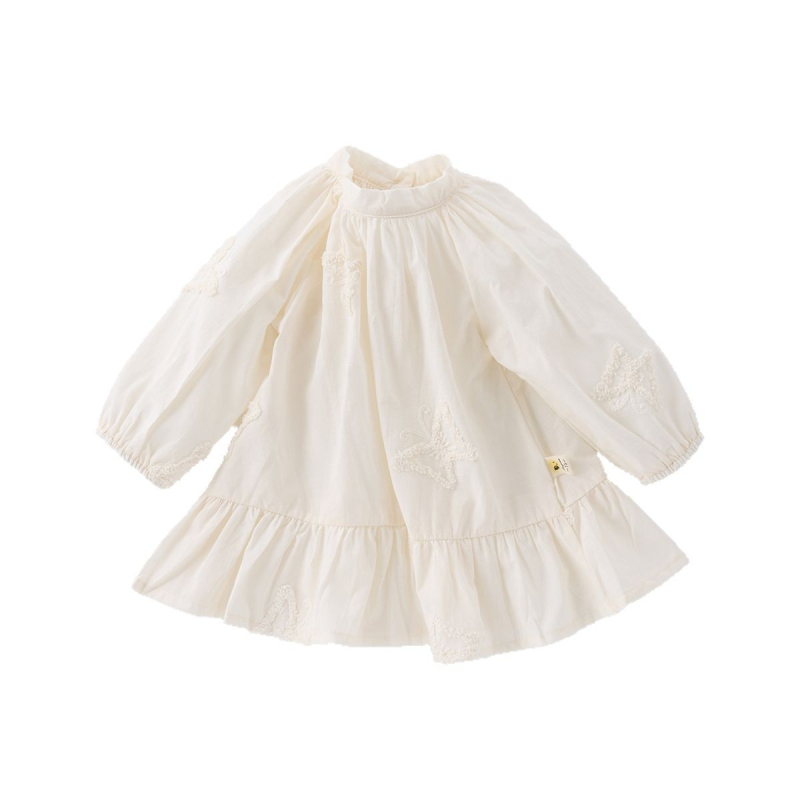 Južnokorejska dječja odjeća, elegantna haljina za djevojčice s francuskim leptirom i vezom, princezina haljina za djevojčice i bebe, elegantna modna haljina