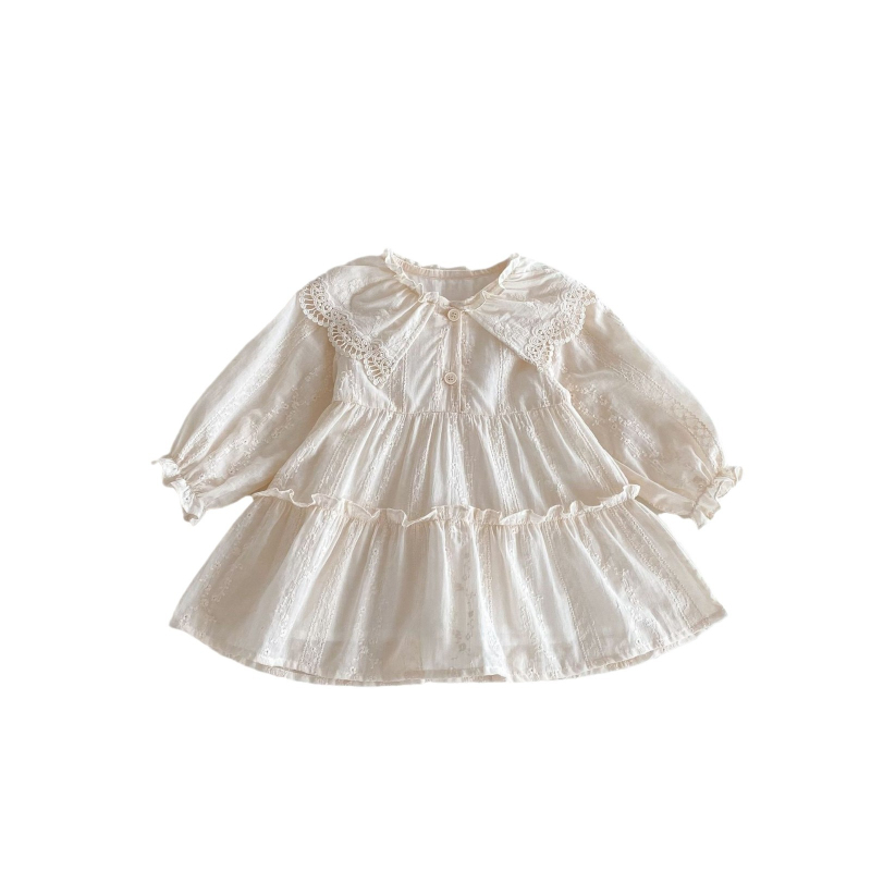 Dievčenské šaty Detské šaty Jarné a jesenné sukne Dievčenské jarné oblečenie v západnom štýle Kórejské princeznovské šaty