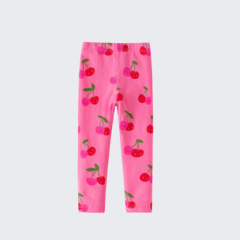 Piiriülesed Littlebuddy Euroopa ja Ameerika stiilis tüdrukute retuusid kevadeks ja sügiseks, uue stiiliga kirsimustrid, õhukesed retuusid