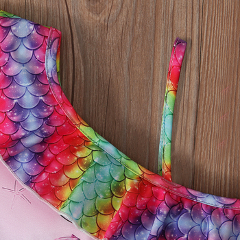 Ευρωπαϊκό και αμερικανικό παιδικό μαγιό εξωτερικού εμπορίου καλοκαιρινό με μοτίβο ψαριών, μαγιό για κορίτσια με χωριστά μαγιό