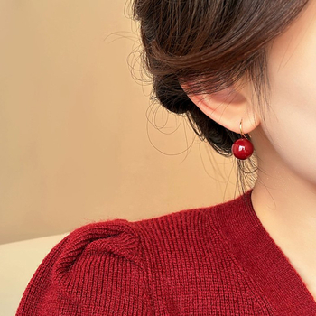 Perlų auskarai, perlamutriniai auskarai, auskarai su kriauklelių karoliukais, madingi ir paprasto dizaino auskarai, lengvi, prabangūs tiesioginės transliacijos gamyklos didmeninė prekyba