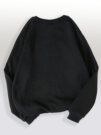 [Prekogranični europski kodeks] Majica s okruglim izrezom i printom crtanog konja, ležerna duga